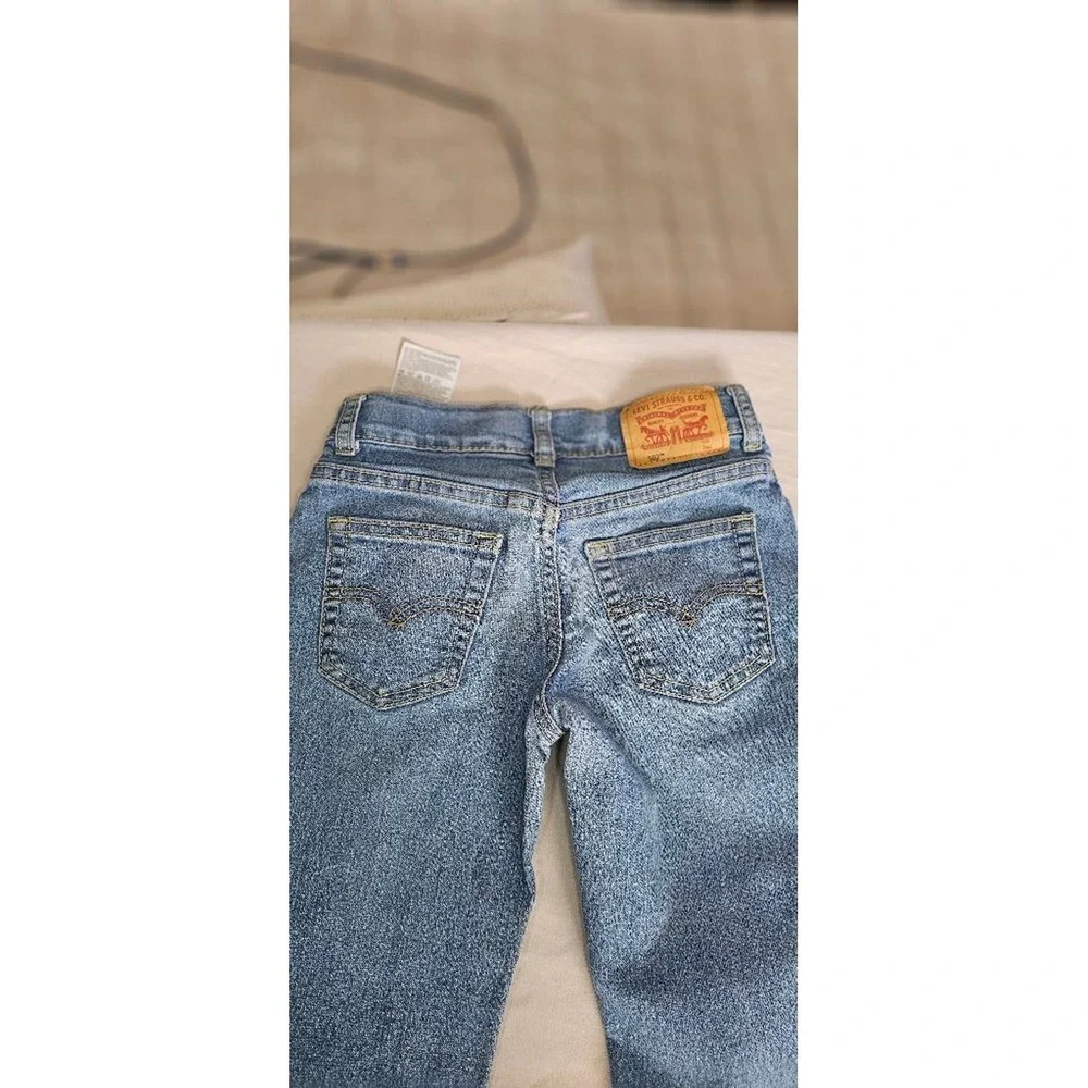 Levi's boys 502 Regular Taper Jeans Size 7 Blue